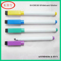 Magnet and brush whiteboard marker pen